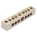 Q-Link aardblok voor badkamer 6x6 mm2 1x25 mm2 54.210.90