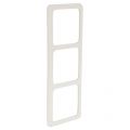 Peha Standard afdekraam inbouw 3-voudig crème 66.010.23