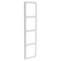 Peha Standard afdekraam inbouw 4-voudig polarwit 66.011.24