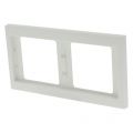 Berker K1 afdekraam inbouw 2-voudig polarwit 66.021.22