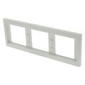 Berker K1 afdekraam inbouw 3-voudig polarwit. 66.021.24