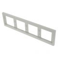 Berker K1 afdekraam inbouw 4-voudig polarwit 66.021.26