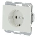 Berker K1 contactdoos inbouw 1-voudig randaarde polarwit 66.021.42