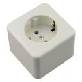 Berker AP contactdoos opbouw 1-voudig randaarde polarwit 66.026.42