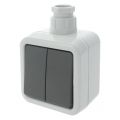 Peha schakelaar opbouw serie grijs wartel M20 66.028.03