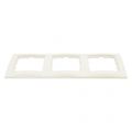 Berker S1 afdekraam inbouw 3-voudig crème 66.032.24