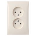Berker S1 contactdoos inbouw 2-voudig crème 66.032.48