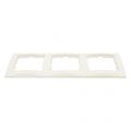 Berker S1 afdekraam inbouw 3-voudig polarwit 66.033.24