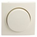 Berker S1 centraalplaat met knop voor dimmer polarwit 66.033.97