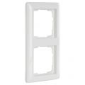 Gira System 55 afdekraam inbouw 2-voudig verticaal-horizontaal polarwit 66.051.22