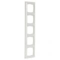 Gira System 55 afdekraam inbouw 5-voudig polarwit 66.051.28