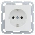 Gira System 55 contactdoos inbouw 1-voudig randaarde polarwit 66.051.42