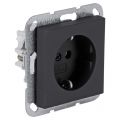 Gira E2 contactdoos inbouw 1-voudig randaarde zwart 66.053.42