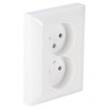 Busch-Jaeger Busch Balance Jaeger contactdoos inbouw 2-voudig polarwit 66.054.49