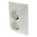 Q-Link S2 contactdoos 2-voudig randaarde polarwit 66.082.50