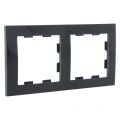 Q-Link S2 afdekraam inbouw 2-voudig antraciet 66.083.22
