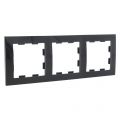 Q-Link S2 afdekraam inbouw 3-voudig antraciet 66.083.24