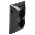 Q-Link S2 contactdoos 2-voudig randaarde antraciet 66.083.50