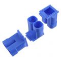 Haf spruitstuk multi 2x diameter 5/8-3/4 inch blauw set 3 stuks 01.477.31