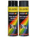 MoTip lakspray Rallye zwart hoogglans 500 ml 4005