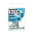 Deltafix inbusbout cilinderkop verzinkt M6x40 mm DIN 912 blister 5 stuks 11378