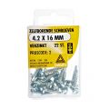 Deltafix schroef zelfborend cilinderkop Phillips PH verzinkt 4.2x16 mm DIN 7504N blister 22 stuks 11549