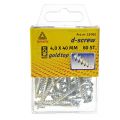 D-Screw Gold-Top spaanplaatschroef platkop kruiskop met smeerfilm verzinkt 4.0x40 mm blister 60 stuks 12062