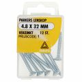 Deltafix parker lenskop Phillips PH verzinkt 4.8x32 mm DIN 7983C blister 12 stuks 12299