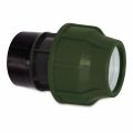 Deltafix tyleen toebehoren aansluitstuk binnen zwart groen 1/2 inch naar 16 mm 69945