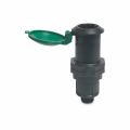 Deltafix kogelafsluiter PP buitendraad zwart groen 3/4 inch 69957