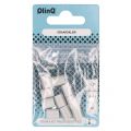 QlinQ persklem 3 mm aluminium set 10 stuks 1095888