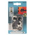 QlinQ zeilring 12 mm vernikkeld set 10 stuks met tool 1095973