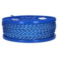 QlinQ troskoord PP 4 mm gevlochten blauw-wit 150 m rol 1096034