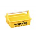Woodies Ultimate draagkist geel leeg handgreep, bedrukking en etiket 61999023