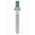 Steelies Ultimate betonschroefanker draadeind/moer 6x35 mm diameter 6 mm verzinkt M8010600351