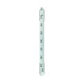 Schuil duimstok aluminium blank 1 m cm-inch RVS scharnier 6 delen 1506