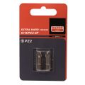 Bahco 61H/PZ 2P bit 1/4 inch 25 mm Pozidriv PZ 1 gehard 2 delig 61H/PZ1-2P