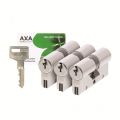 AXA dubbele veiligheidscilinder set 3 stuks gelijksluitend Xtreme Security 30-30 7261-00-08/G3