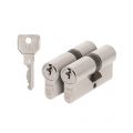 AXA dubbele veiligheidscilinder set 2 stuks gelijksluitend Security verlengd 30-35 7211-01-08/G2