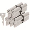 AXA dubbele veiligheidscilinder set 5 stuks gelijksluitend Security verlengd 45-50 7211-34-08/G5