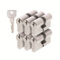 AXA dubbele veiligheidscilinder set 6 stuks gelijksluitend Security 30-30 7211-00-08/G6