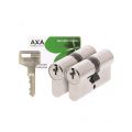 AXA dubbele veiligheidscilinder set 2 stuks gelijksluitend Ultimate Security 30-30 7251-00-08/BL2