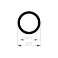 AluArt buis rond 20x16 mm L 1000 mm set 6 stuks 8713329060311 aluminium brute AL221603