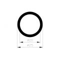 AluArt buis rond 25x20 mm L 1000 mm set 6 stuks 8713329060410 aluminium brute AL221606