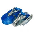 Konvox spanband 25 mm ratel 906 haak 1002 5 m LC 400/800 daN blauw LAZE1400-2608