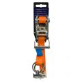 Konvox Smartlok Systeem spanband 25 mm ratel 909 fitting 5018 LC 750 daN 1m oranje LAZE1001-0664