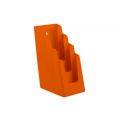 Nedco Display folderhouder meervoudig 4 vaks 1/3 A4 oranje 20200351
