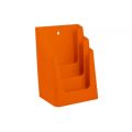 Nedco Display folderhouder meervoudig 3 vaks A4 oranje 20200651
