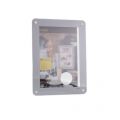 Nedco Display presentatiemiddel raamkaarthouder PVC grijs kader A4 24300205