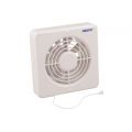 Nedco ventilator axiaal badkamer-keukenventilator CR 150 TP ABS kunststof wit 61803300
